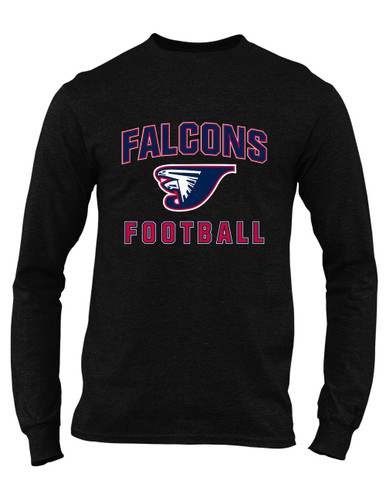 Jordan Falcons Football #1 Men's Premium LS T-Shirt