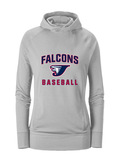Jordan Falcons Baseball #1 Women's Hoodie