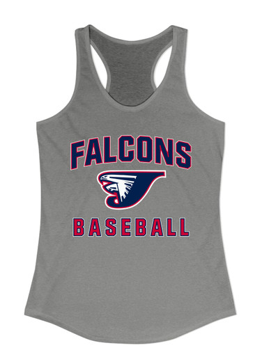 Jordan Falcons Baseball #1 Women's Tank Top
