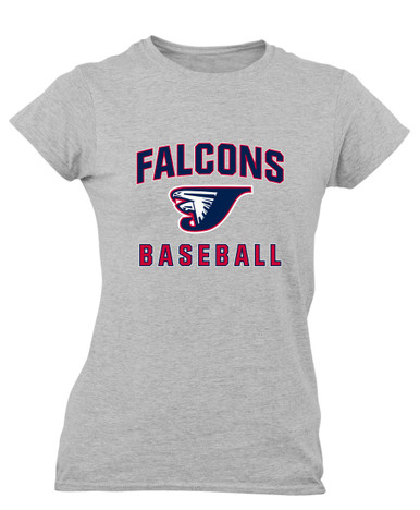 Jordan Falcons Baseball #1 Women's Premium SS T-Shirt