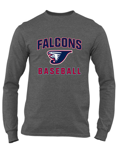 Jordan Falcons Baseball #1 Men's LS T-Shirt