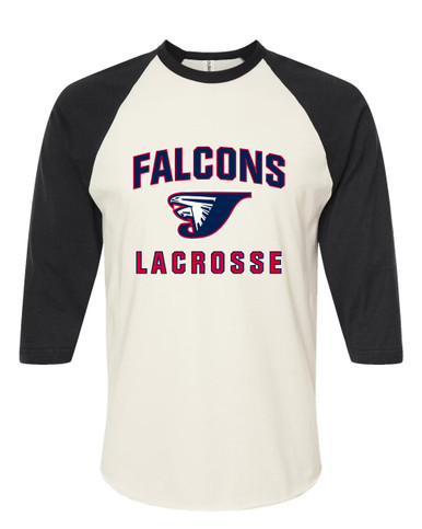 Jordan Falcons Lacrosse Women's Baseball T-Shirt