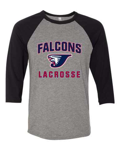 Jordan Falcons Lacrosse Men's Baseball T-Shirt