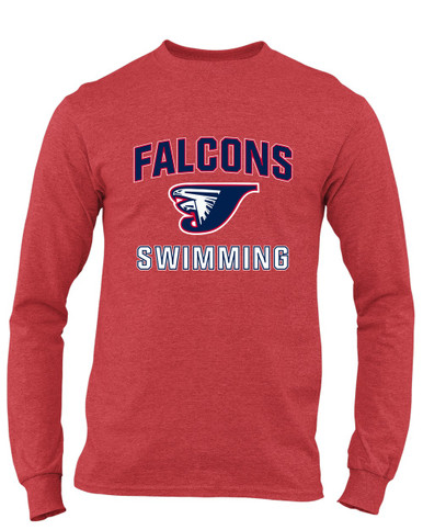Jordan Falcons Swimming Men's LS T-Shirt