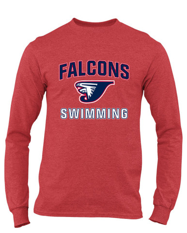 Jordan Falcons Swimming Men's Premium LS T-Shirt