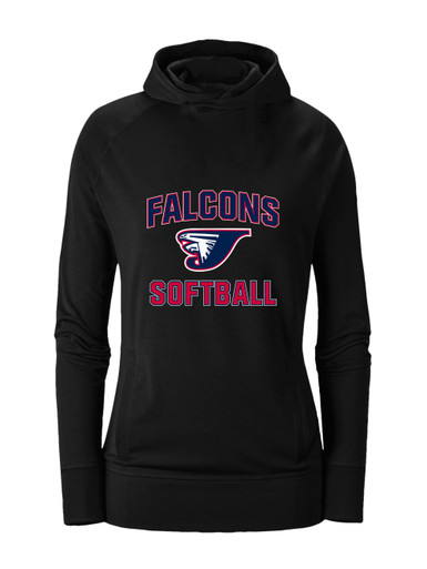 Jordan Falcons Softball #1 Women's Hoodie