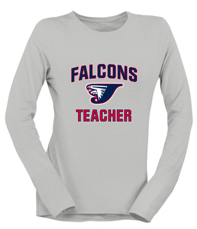 Jordan Falcons Teacher Women's Premium LS T-Shirt