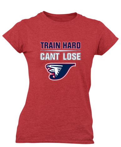 Jordan Falcons Train Hard, Can't Lose Women's Premium SS T-Shirt