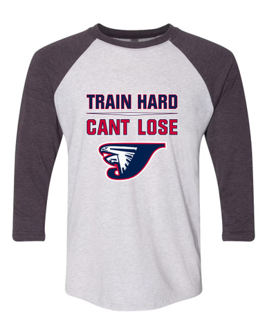 Jordan Falcons Train Hard, Can't Lose Men's Baseball T-Shirt