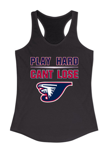 Jordan Falcons Play Hard, Can't Lose Women's Tank Top