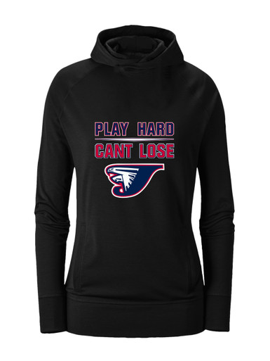 Jordan Falcons Play Hard, Can't Lose Women's Hoodie