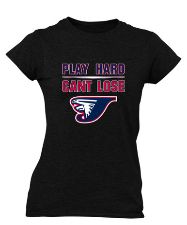 Jordan Falcons Play Hard, Can't Lose Women's Premium SS T-Shirt