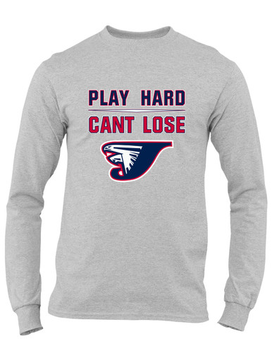 Jordan Falcons Play Hard, Can't Lose Men's LS T-Shirt