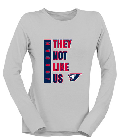 Jordan Falcons They Not Like Us #1 Women's LS T-Shirt
