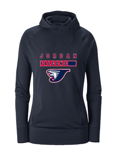 Jordan Falcons Mascot #7 Women's Hoodie