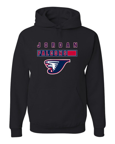 Jordan Falcons Mascot #7 Men's Premium Hoodie