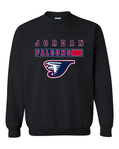Jordan Falcons Mascot #7 Men's Sweatshirt