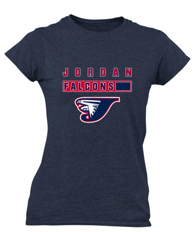 Jordan Falcons Mascot #7 Women's Premium SS T-Shirt