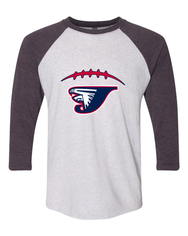 Jordan Falcons Football #2 Men's Baseball T-Shirt