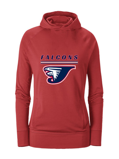 Jordan Falcons Mascot #8 Women's Hoodie