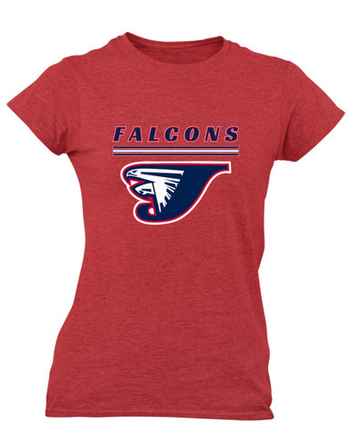 Jordan Falcons Mascot #8 Women's SS T-Shirt