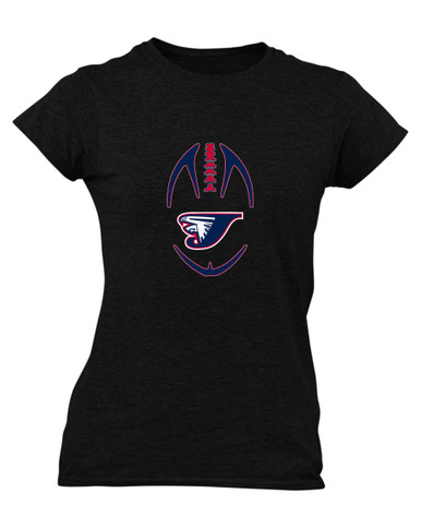 Jordan Falcons Football #4 Women's SS T-Shirt