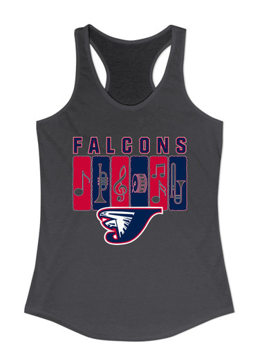 Jordan Falcons Band # 2 Women's Tank Top