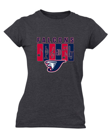 Jordan Falcons Band # 2 Women's SS T-Shirt