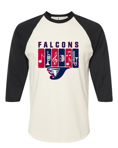 Jordan Falcons Band # 2 Men's Baseball T-Shirt