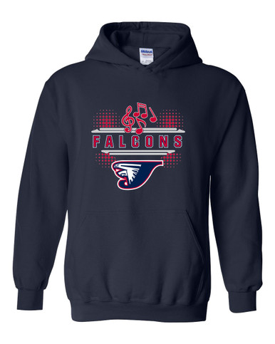 Jordan Falcons Band # 3 Men's Hoodie