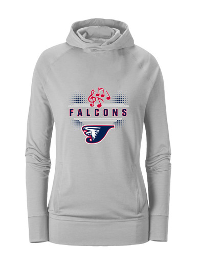 Jordan Falcons Band # 3 Women's Hoodie