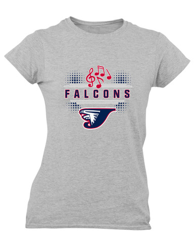 Jordan Falcons Band # 3 Women's Premium SS T-Shirt