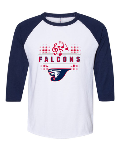 Jordan Falcons Band # 3 Men's Baseball T-Shirt
