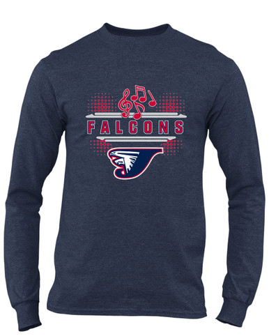 Jordan Falcons Band # 3 Men's Premium LS T-Shirt