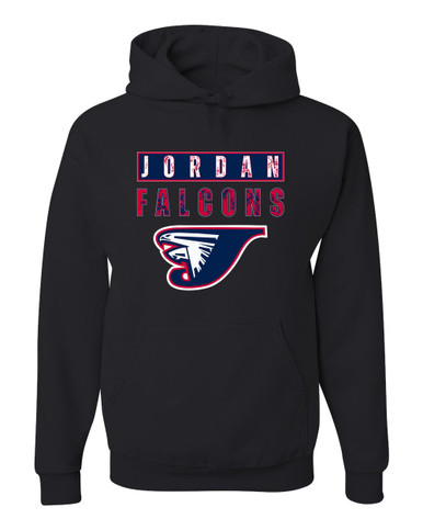 Jordan Falcons Mascot #9 Men's Premium Hoodie