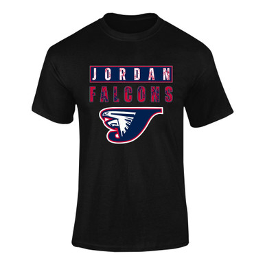 Jordan Falcons Mascot #9 Men's Premium SS T-Shirt
