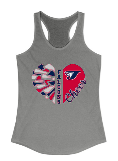 Jordan Falcons Heart Cheer Women's Tank Top