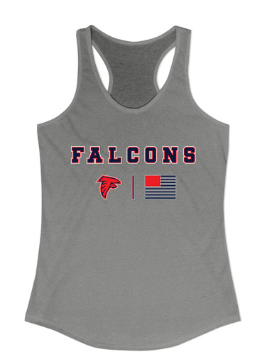 Saratoga Falcons Team Colors Flag Women's Tank Top