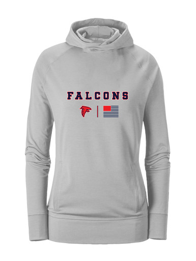 Saratoga Falcons Team Colors Flag Women's Hoodie