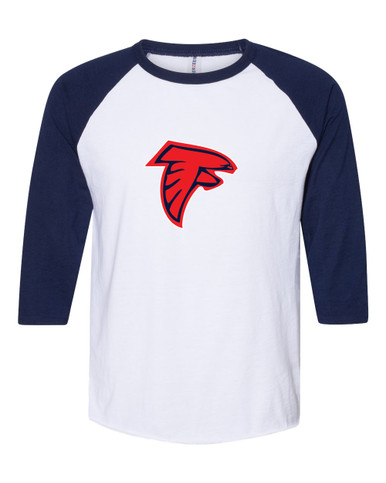 Saratoga Falcons Mascot #1 Women's Baseball T-Shirt
