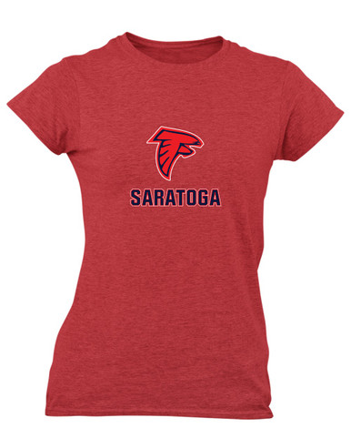 Saratoga Falcons Mascot #2 Women's Premium SS T-Shirt