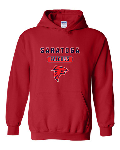 Saratoga Falcons Mascot #3 Men's Hoodie