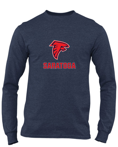 Saratoga Falcons Mascot #2 Men's Premium LS T-Shirt