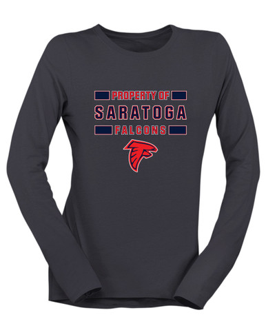 Saratoga Falcons Property Of Women's LS T-Shirt