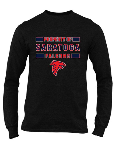 Saratoga Falcons Property Of Men's LS T-Shirt