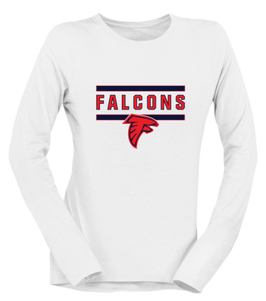 Saratoga Falcons Mascot #5 Women's LS T-Shirt