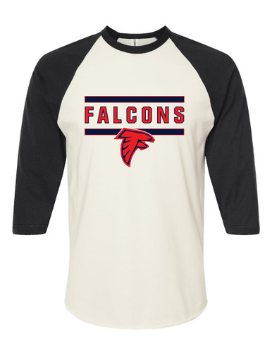 Saratoga Falcons Mascot #5 Women's Baseball T-Shirt