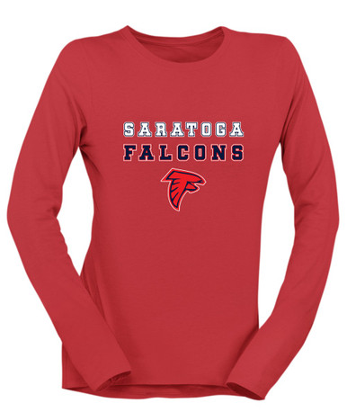 Saratoga Falcons Spirit Women's Premium LS T-Shirt