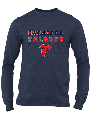 Saratoga Falcons Spirit Men's Premium LS T-Shirt