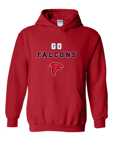 Saratoga Falcons Go Team Men's Hoodie